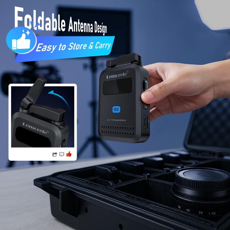 Trasmettitore video wireless Lemorele R5000 1 ingresso 1 uscita loop 1TX a 4RX 1080P 200M Extender compatibile HDMI