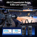 Trasmettitore video wireless Lemorele R1100 da 1TX a 4RX 1080P 200M con adattatore loop out compatibile HDMI