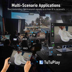 Trasmettitore video wireless Lemorele R1100 da 1TX a 4RX 1080P 200M con adattatore loop out compatibile HDMI
