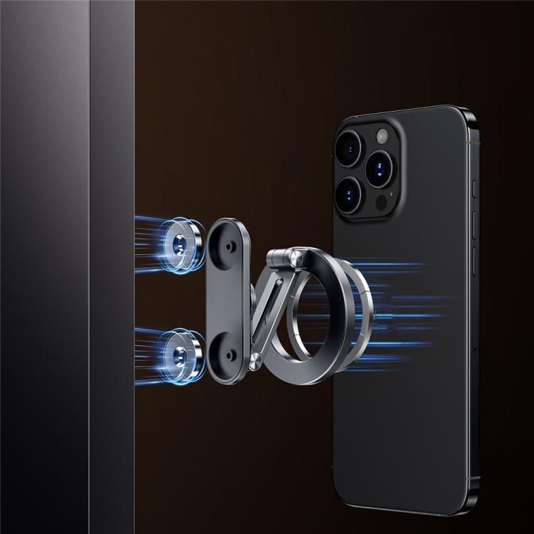Supporto per telefono pieghevole Z25 con rotazione a 360 gradi e supporto magnetico a doppia faccia., Z25