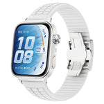 Cinturino per orologio in silicone con fibbia pieghevole e texture zigrinata., For Huawei Watch Fit 5 / Fit 5 Pro / Fit 4
