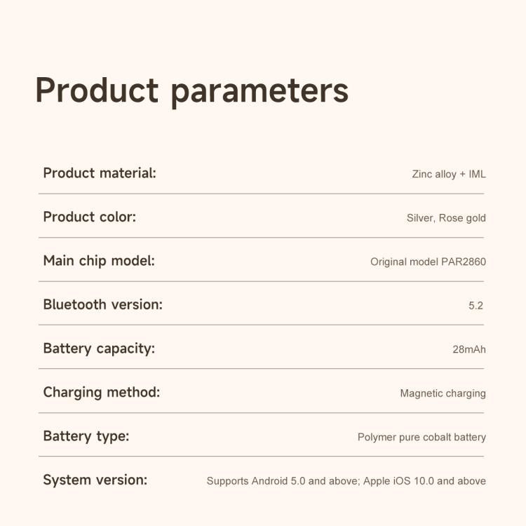 Braccialetto intelligente L6 alla moda, supporta il monitoraggio della salute / Attiva lo schermo con il movimento del polso