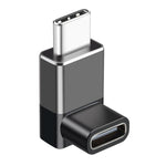 Adattatore ENKAY ENK-AT132 USB C a 90 gradi, convertitore di estensione USB4 Thunderbolt 4/3 da 40 Gbps., 2 Pcs, 1 Pcs