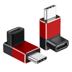 Adattatore ENKAY ENK-AT132 USB C a 90 gradi, convertitore di estensione USB4 Thunderbolt 4/3 da 40 Gbps., 2 Pcs, 1 Pcs