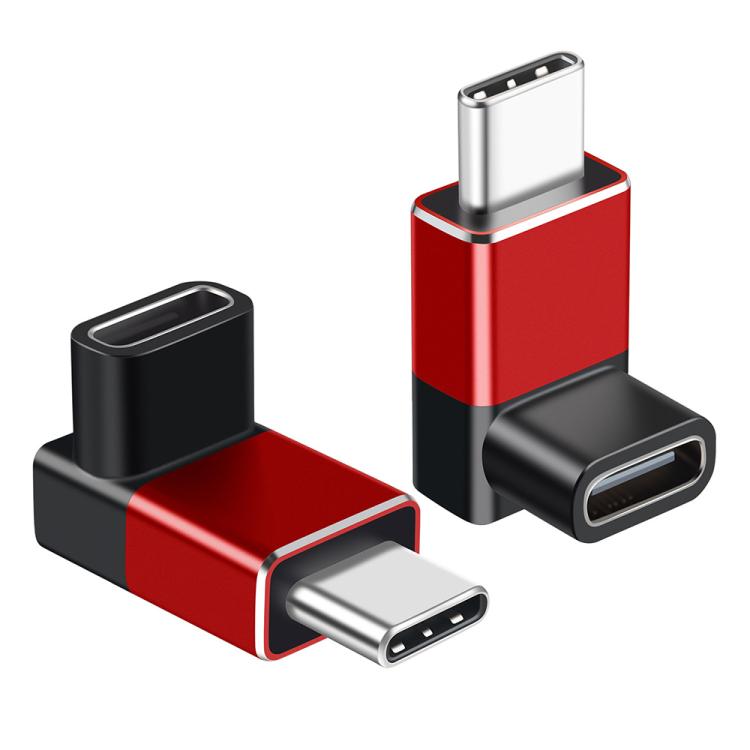 Adattatore ENKAY ENK-AT132 USB C a 90 gradi, convertitore di estensione USB4 Thunderbolt 4/3 da 40 Gbps., 2 Pcs, 1 Pcs