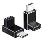 Adattatore ENKAY ENK-AT132 USB C a 90 gradi, convertitore di estensione USB4 Thunderbolt 4/3 da 40 Gbps., 2 Pcs, 1 Pcs