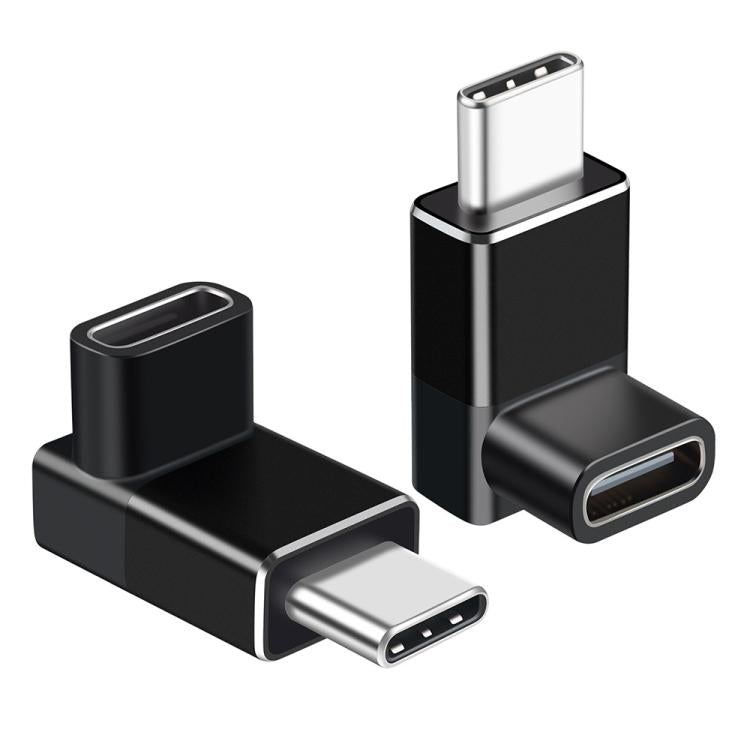 Adattatore ENKAY ENK-AT132 USB C a 90 gradi, convertitore di estensione USB4 Thunderbolt 4/3 da 40 Gbps., 2 Pcs, 1 Pcs