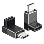 Adattatore ENKAY ENK-AT132 USB C a 90 gradi, convertitore di estensione USB4 Thunderbolt 4/3 da 40 Gbps., 2 Pcs, 1 Pcs