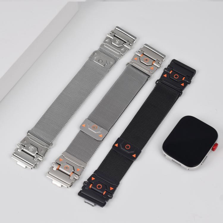 Cinturino per orologio in acciaio inossidabile magnetico Milanese con connettore Titan Head Connector., For Huawei Watch Fit 5 / Fit 5 Pro / Fit 4