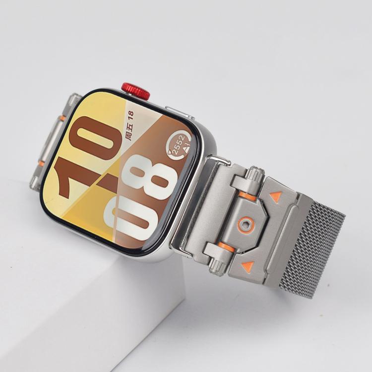 Cinturino per orologio in acciaio inossidabile magnetico Milanese con connettore Titan Head Connector., For Huawei Watch Fit 5 / Fit 5 Pro / Fit 4