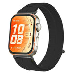 Cinturino per orologio con inserti in metallo e cuciture in nylon, realizzato con filato di piuma., For Huawei Watch Fit 5 / Fit 5 Pro / Fit 4