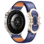Cinturino per orologio in vera pelle con fibbia magnetica a doppia G., 18mm, 20mm