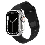 Cinturino per orologio in silicone con fibbia a chiodo rovesciata a trama irregolare., For Apple Watch 42mm / 41mm / 40mm / 38mm