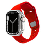 Cinturino per orologio in silicone con fibbia a chiodo rovesciata a trama irregolare., For Apple Watch 42mm / 41mm / 40mm / 38mm