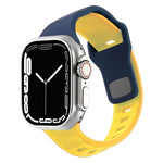 Cinturino per orologio in silicone con fibbia a chiodo rovesciata a trama irregolare., For Apple Watch 42mm / 41mm / 40mm / 38mm