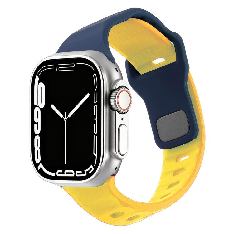 Cinturino per orologio in silicone con fibbia a chiodo rovesciata a trama irregolare., For Apple Watch 42mm / 41mm / 40mm / 38mm