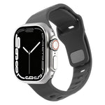 Cinturino per orologio in silicone con fibbia a chiodo rovesciata a trama irregolare., For Apple Watch 42mm / 41mm / 40mm / 38mm