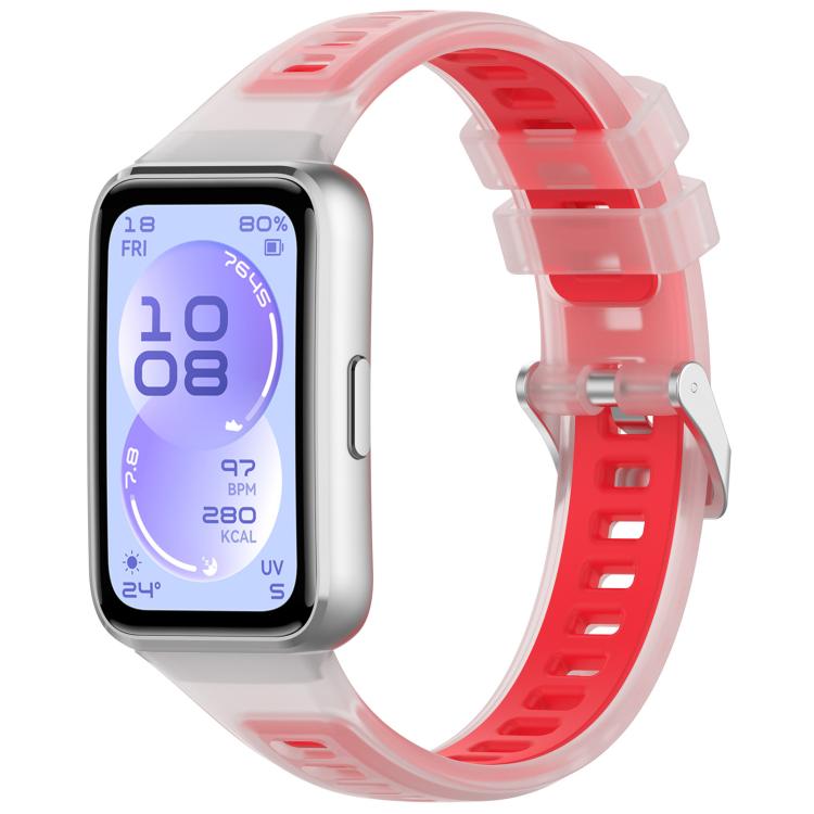 Cinturino per orologio in silicone traslucido effetto gelatina, For Huawei Band 11 / Band 11 Pro