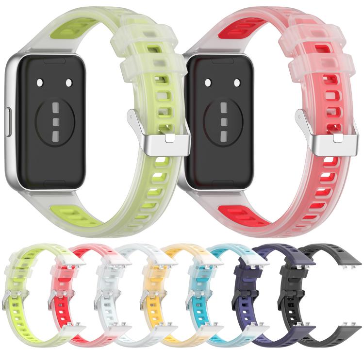 Cinturino per orologio in silicone traslucido effetto gelatina, For Huawei Band 11 / Band 11 Pro