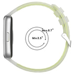 Cinturino per orologio in silicone traslucido effetto gelatina, For Huawei Band 11 / Band 11 Pro