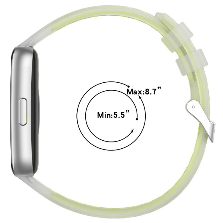 Cinturino per orologio in silicone traslucido effetto gelatina, For Huawei Band 11 / Band 11 Pro
