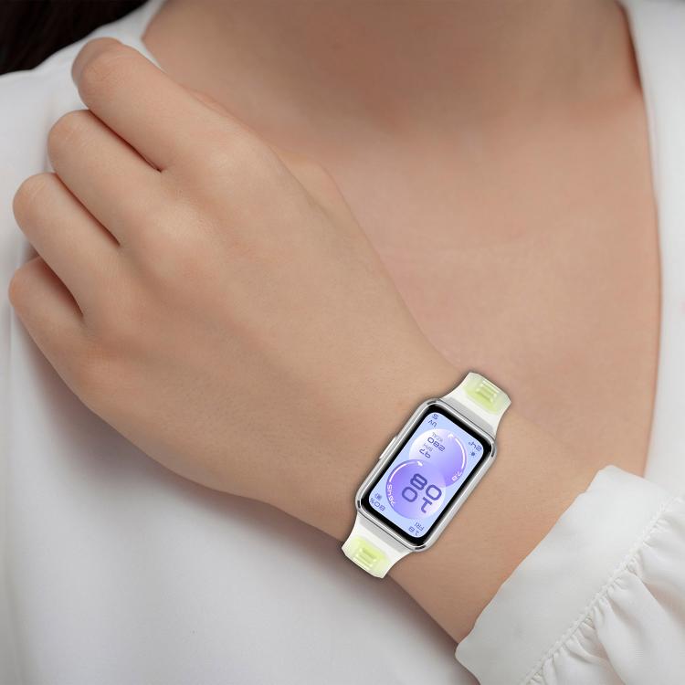 Cinturino per orologio in silicone traslucido effetto gelatina, For Huawei Band 11 / Band 11 Pro