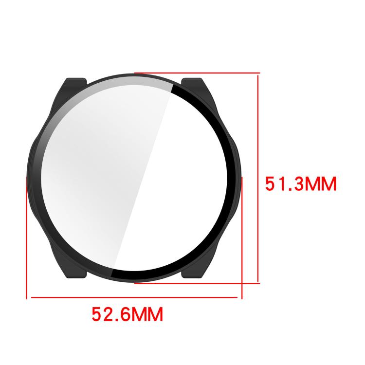 Pellicola in vetro temperato integrata nella custodia protettiva per orologio in PC, For Amazfit Cheetah 2 Ultra