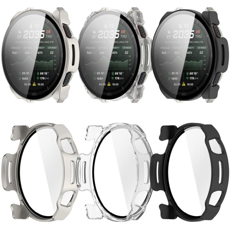 Pellicola in vetro temperato integrata nella custodia protettiva per orologio in PC, For Amazfit Cheetah 2 Ultra