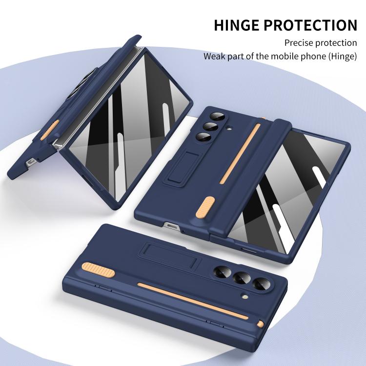 Custodia per telefono Jinghong pieghevole, antiurto, con supporto a cerniera e penna inclusa., For Galaxy Z Fold8 Ultra 5G