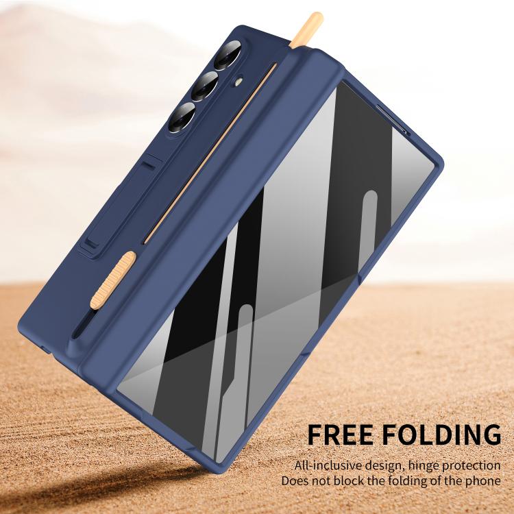 Custodia per telefono Jinghong pieghevole, antiurto, con supporto a cerniera e penna inclusa., For Galaxy Z Fold8 Ultra 5G