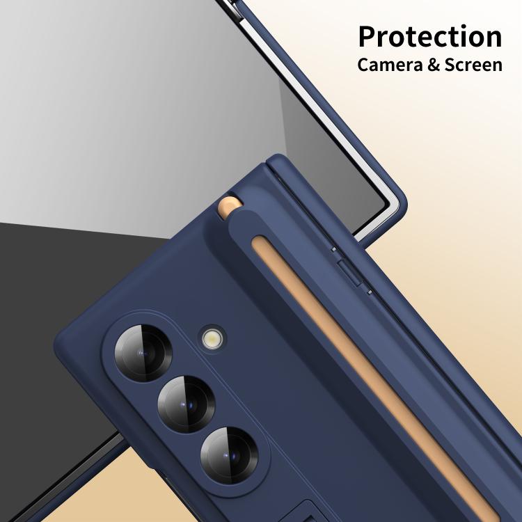 Custodia per telefono Jinghong pieghevole, antiurto, con supporto a cerniera e penna inclusa., For Galaxy Z Fold8 Ultra 5G