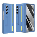 Custodia per telefono Jinghong pieghevole, antiurto, con supporto a cerniera e penna inclusa., For Galaxy Z Fold8 Ultra 5G