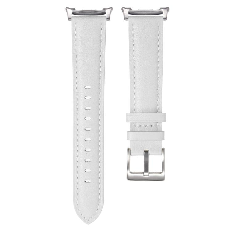 Cinturino per orologio in vera pelle con punta affusolata, For Samsung Galaxy Watch8 / Watch8 Classic