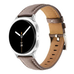Cinturino per orologio in vera pelle con punta affusolata, For Samsung Galaxy Watch8 / Watch8 Classic