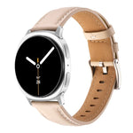Cinturino per orologio in vera pelle con punta affusolata, For Samsung Galaxy Watch8 / Watch8 Classic