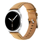 Cinturino per orologio in vera pelle con punta affusolata, For Samsung Galaxy Watch8 / Watch8 Classic