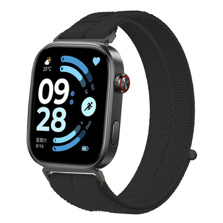 Cinturino per orologio con inserti in metallo e cuciture in nylon, realizzato con filato di piuma., For Xiaomi Band 10 Pro / 9 Pro / Redmi Watch 6