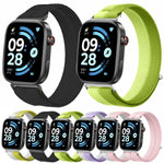 Cinturino per orologio con inserti in metallo e cuciture in nylon, realizzato con filato di piuma., For Xiaomi Band 10 Pro / 9 Pro / Redmi Watch 6