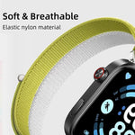 Cinturino per orologio con inserti in metallo e cuciture in nylon, realizzato con filato di piuma., For Xiaomi Band 10 Pro / 9 Pro / Redmi Watch 6