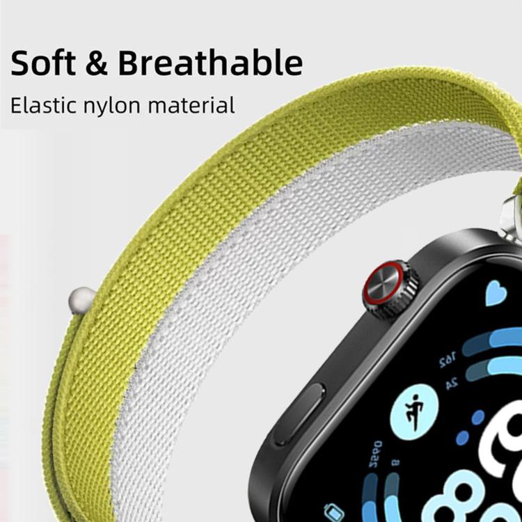 Cinturino per orologio con inserti in metallo e cuciture in nylon, realizzato con filato di piuma., For Xiaomi Band 10 Pro / 9 Pro / Redmi Watch 6