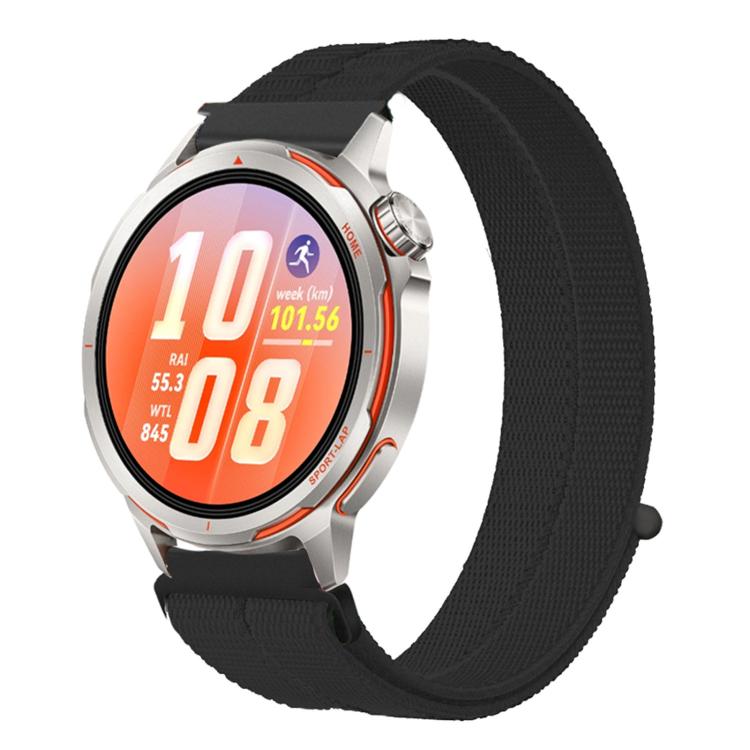 Cinturino per orologio in nylon con passanti cuciti a mano e filo di piuma., 22mm, 20mm