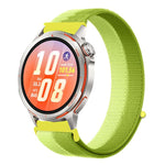 Cinturino per orologio in nylon con passanti cuciti a mano e filo di piuma., 22mm, 20mm