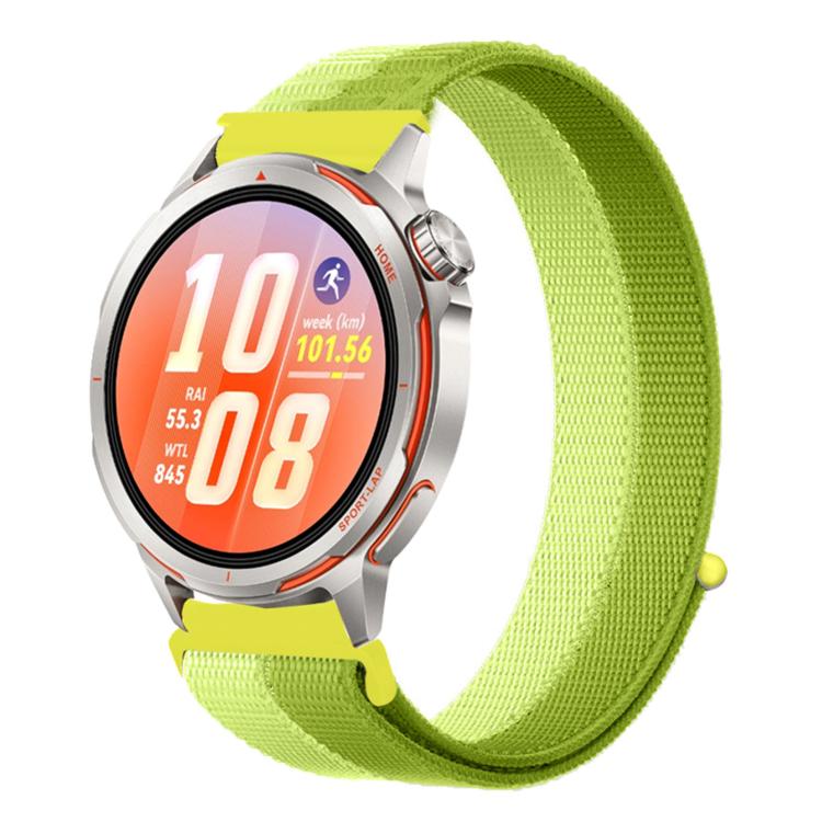 Cinturino per orologio in nylon con passanti cuciti a mano e filo di piuma., 22mm, 20mm
