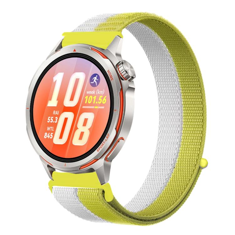 Cinturino per orologio in nylon con passanti cuciti a mano e filo di piuma., 22mm, 20mm