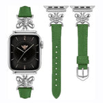 Cinturino per orologio in pelle vegana con piccola ape in metallo., For Apple Watch 46mm / 49mm / 45mm / 44mm, For Apple Watch 42mm / 41mm / 40mm / 38mm