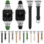 Cinturino per orologio in pelle vegana con piccola ape in metallo., For Apple Watch 46mm / 49mm / 45mm / 44mm, For Apple Watch 42mm / 41mm / 40mm / 38mm