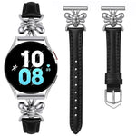 Cinturino per orologio in pelle vegana con piccola ape in metallo., 20mm