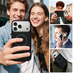 Custodia per telefono Suteni G8 con texture a triangolo magnetico e retro in ecopelle vegana., For iPhone 15, For iPhone 14 Pro, For iPhone 14 Pro Max, For iPhone 14 / 13