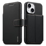 Custodia per telefono Suteni Q09 con portafoglio magnetico staccabile 2 in 1 in pelle vegana con texture triangolare., For iPhone 15, For iPhone 14 Pro, For iPhone 14 Pro Max, For iPhone 14 / 13