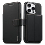 Custodia per telefono Suteni Q09 con portafoglio magnetico staccabile 2 in 1 in pelle vegana con texture triangolare., For iPhone 15, For iPhone 14 Pro, For iPhone 14 Pro Max, For iPhone 14 / 13